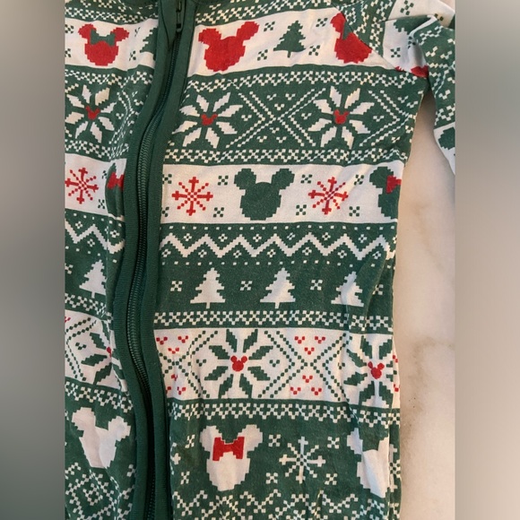 Little Sleepies Mickey Fair Isle Zippy - Picture 3 of 7